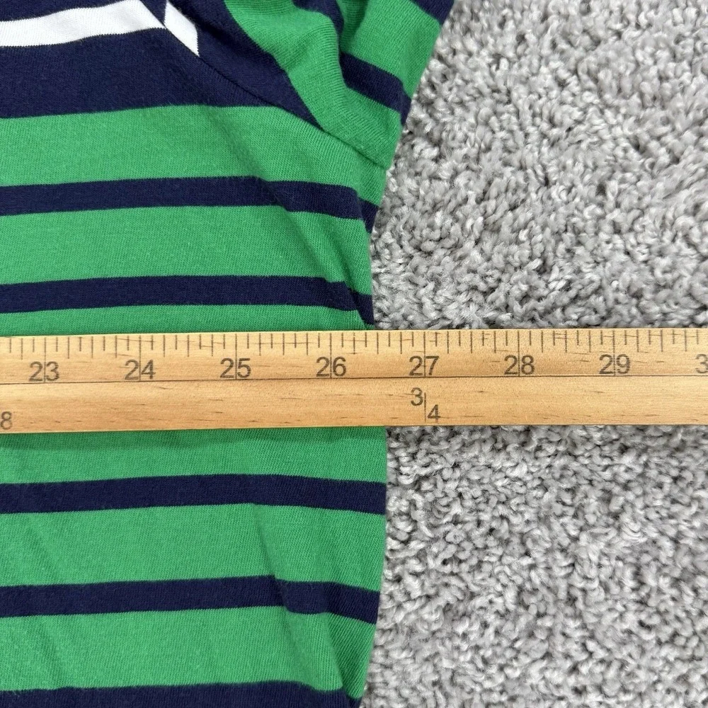 Polo Ralph Lauren Hoodie Mens XXL Navy/Green Striped Nautical Preppy Lightweight
